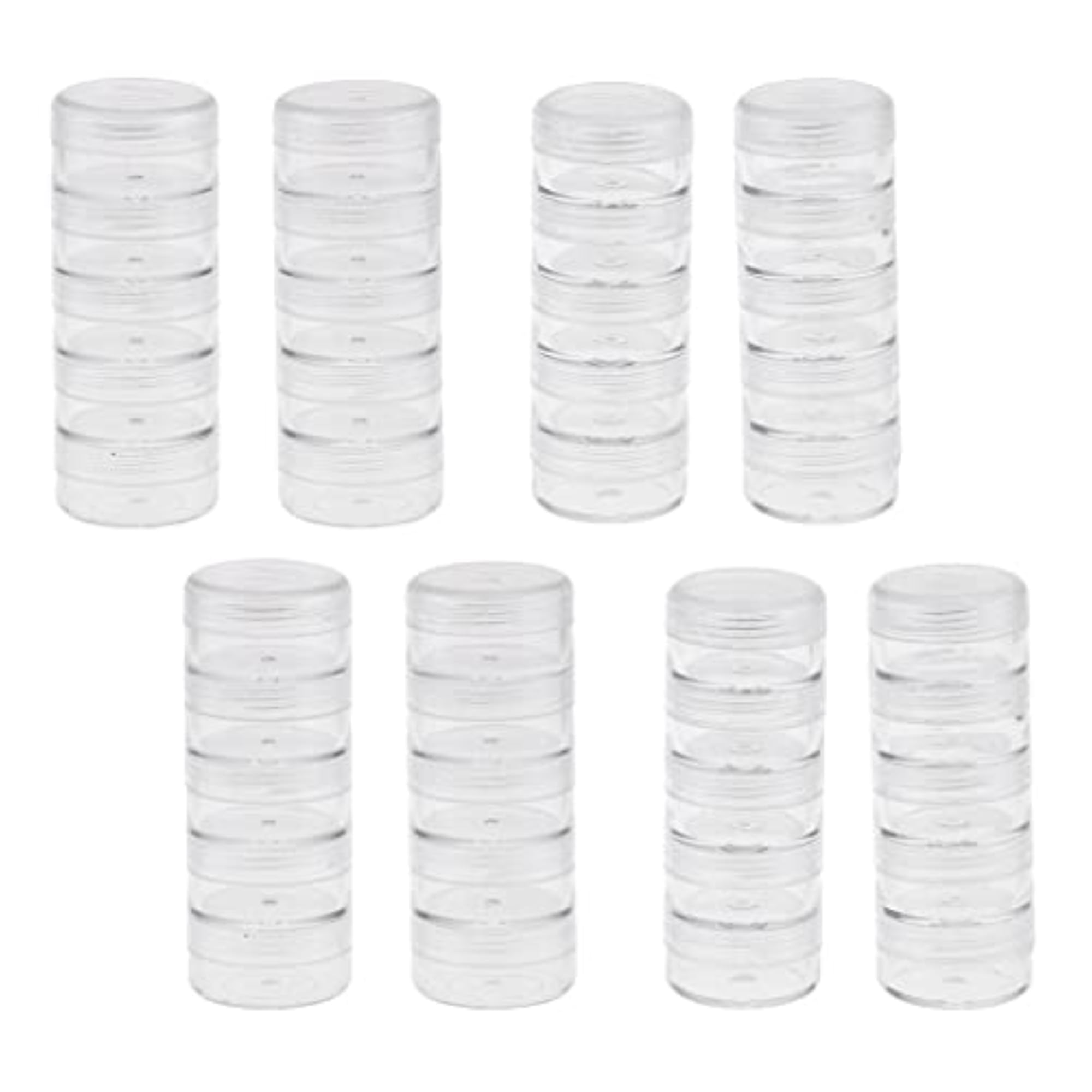 8 Set Stackable Interlocking Screw Containers Storage Box
